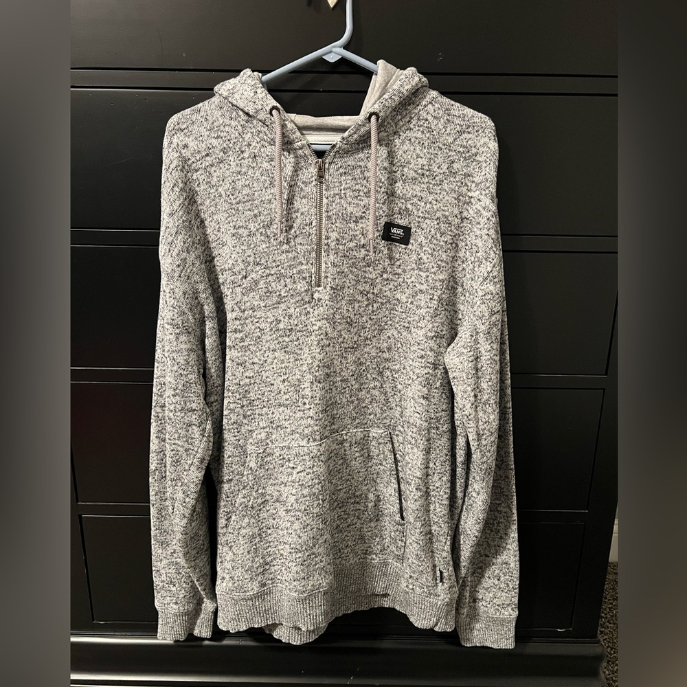 Mens Vans Half-Zip Pullover Size Large